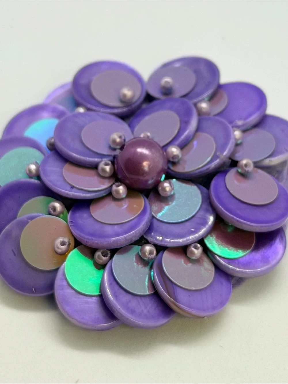 Vintage Purple Statement Brooch